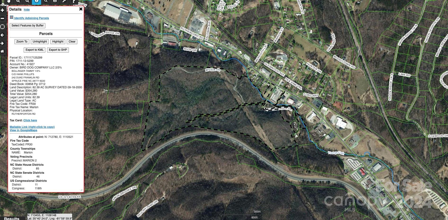 V/l Rutherford Road Marion NC 28752