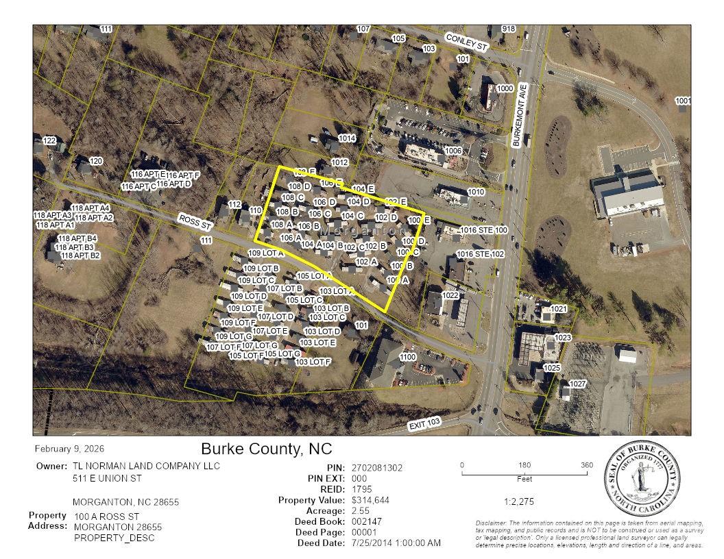 100, 102-109, 111 Ross Street Morganton NC 28655