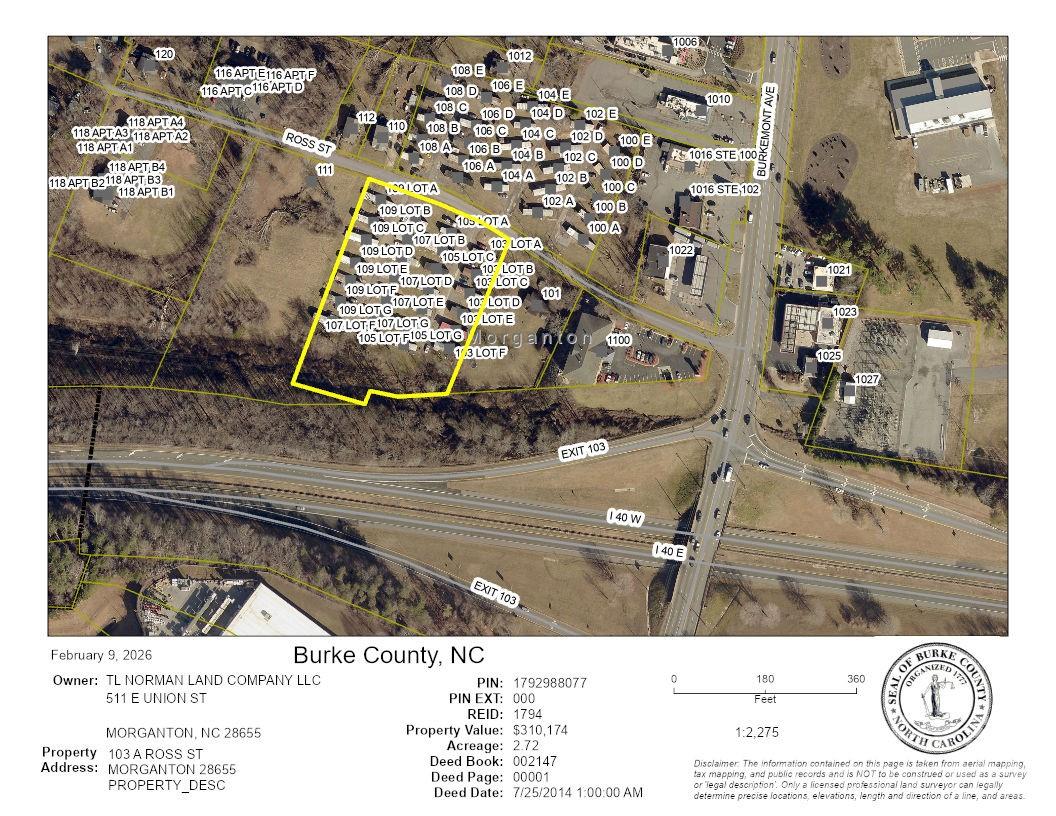 100, 102-109, 111 Ross Street Morganton NC 28655