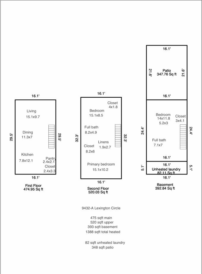 9432 Lexington Circle Charlotte NC 28213