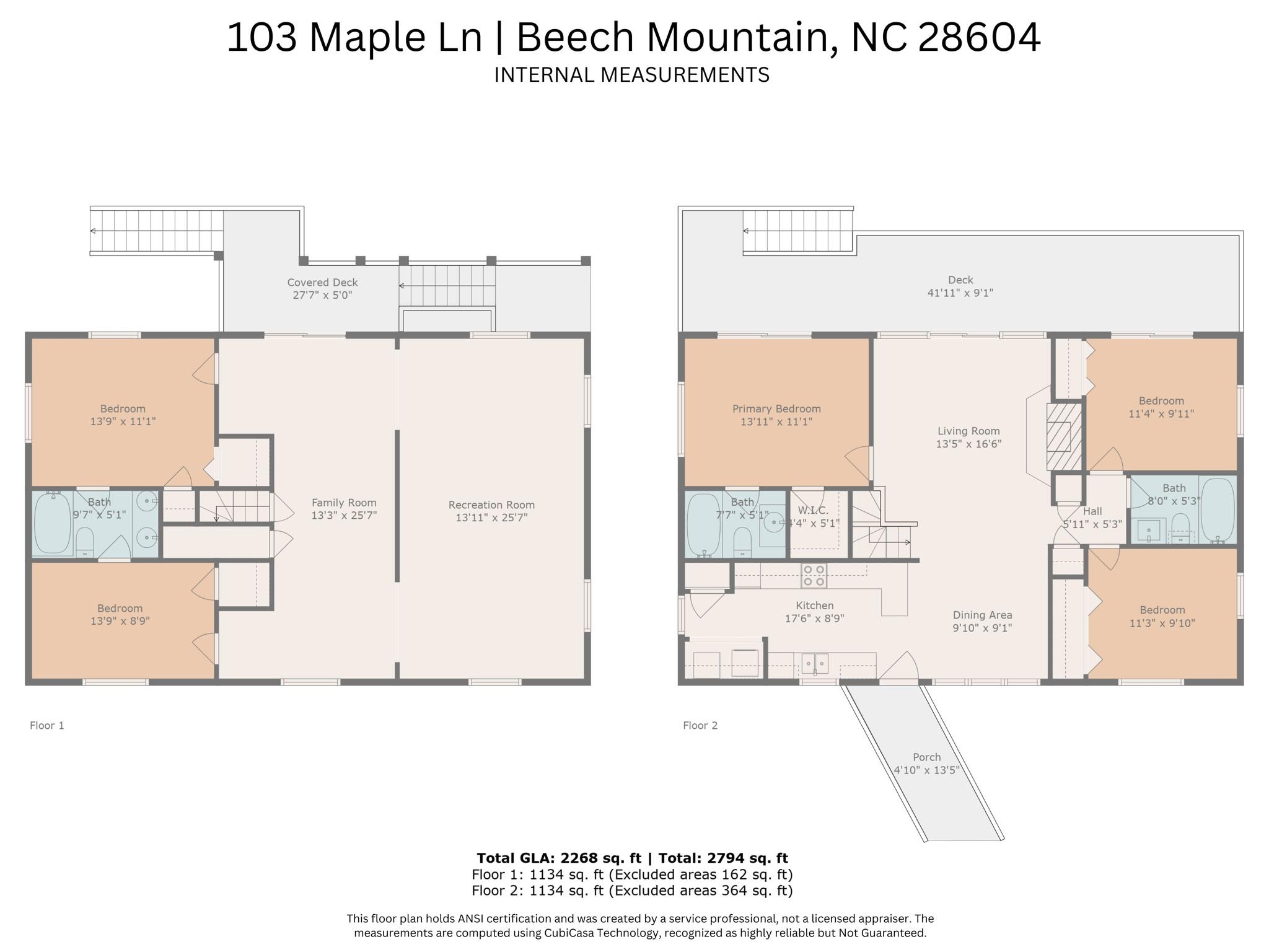 103 Maple Lane Beech Mountain NC 28604