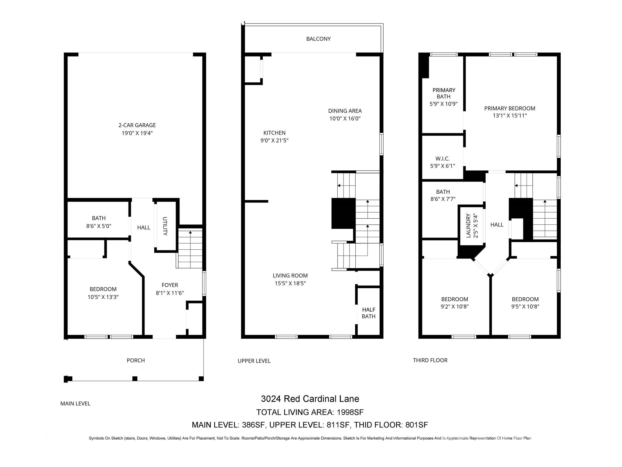 3024 Red Cardinal Lane Charlotte NC 28211