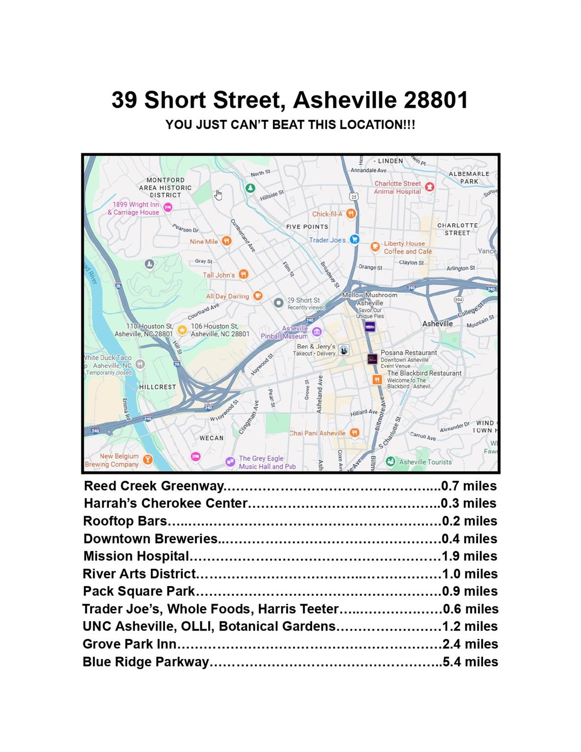 39 Short Street Asheville NC 28801