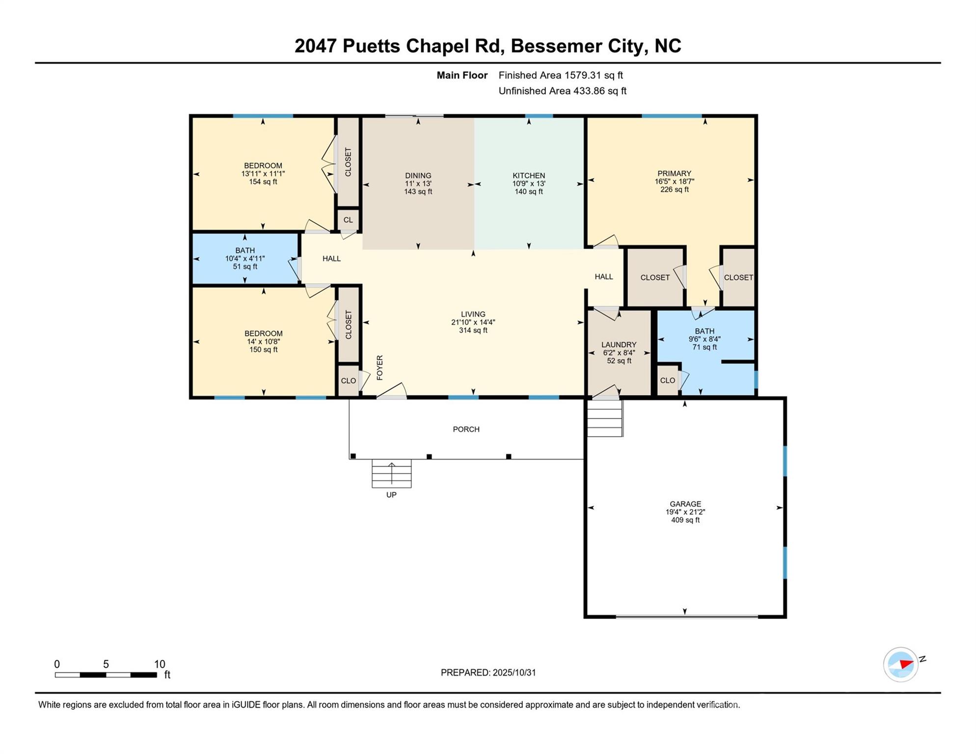 2047 Puetts Chapel Road Bessemer City NC 28016