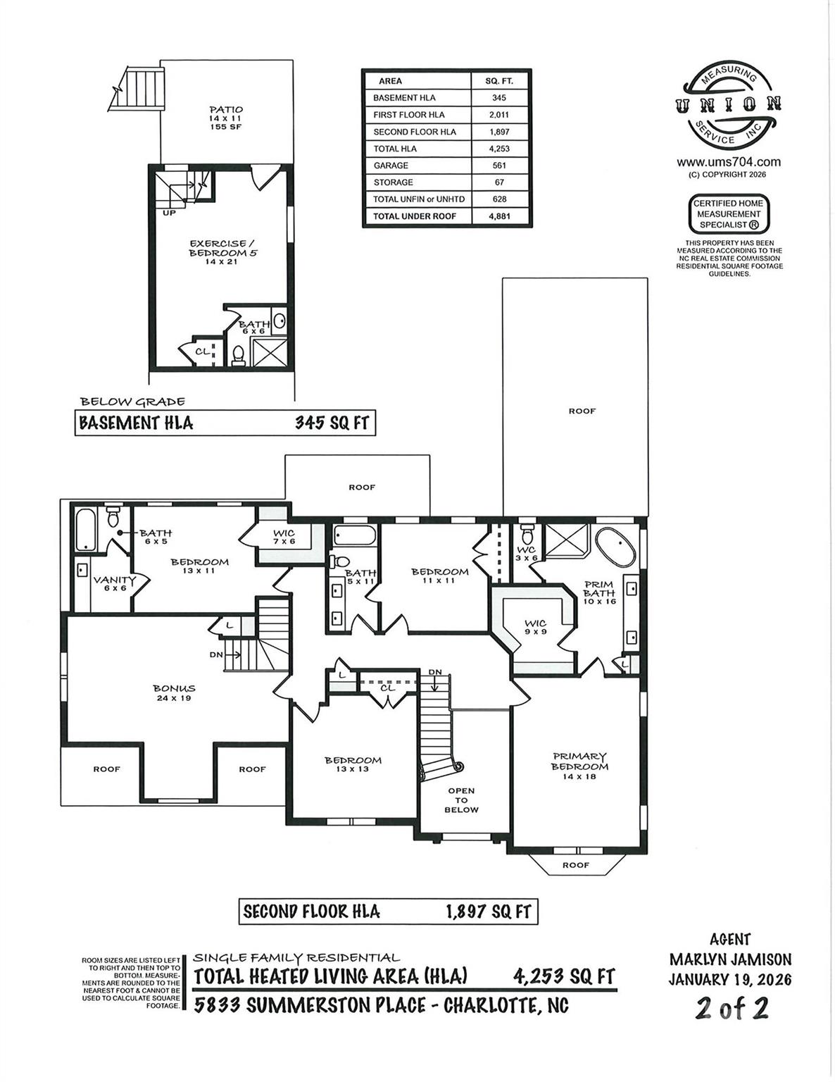 5833 Summerston Place Charlotte NC 28277