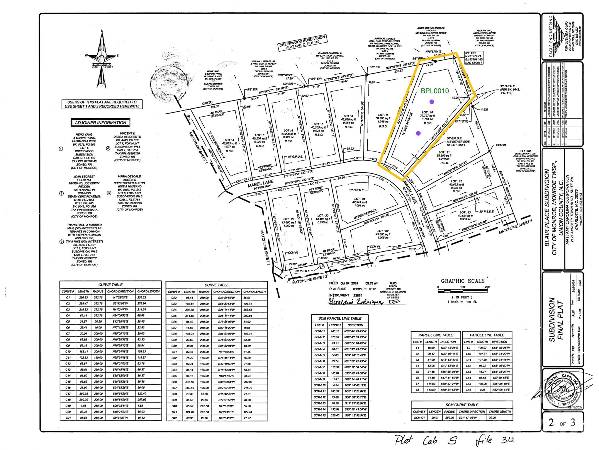 2541 Mabel Lane Monroe NC 28110