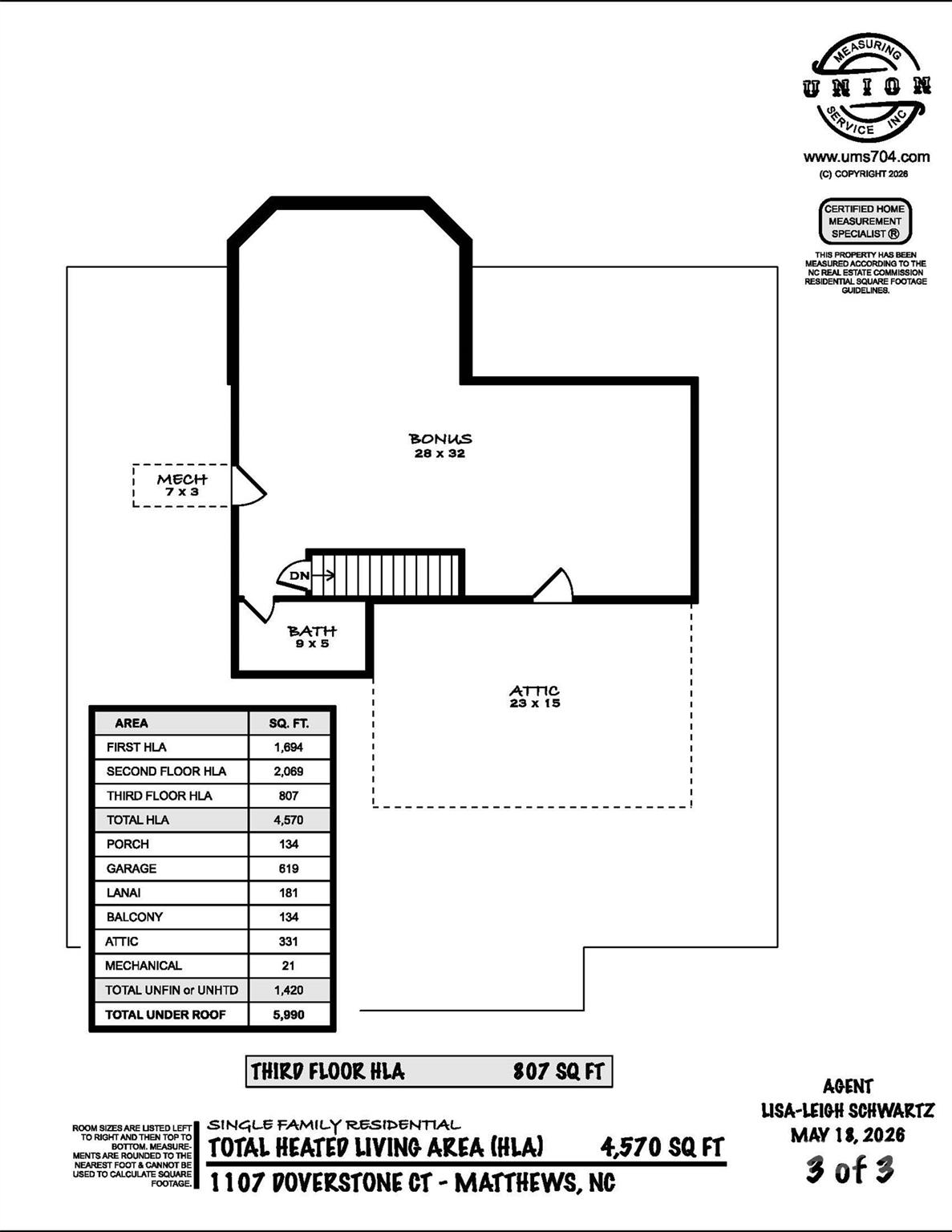 1107 Doverstone Court Matthews NC 28104