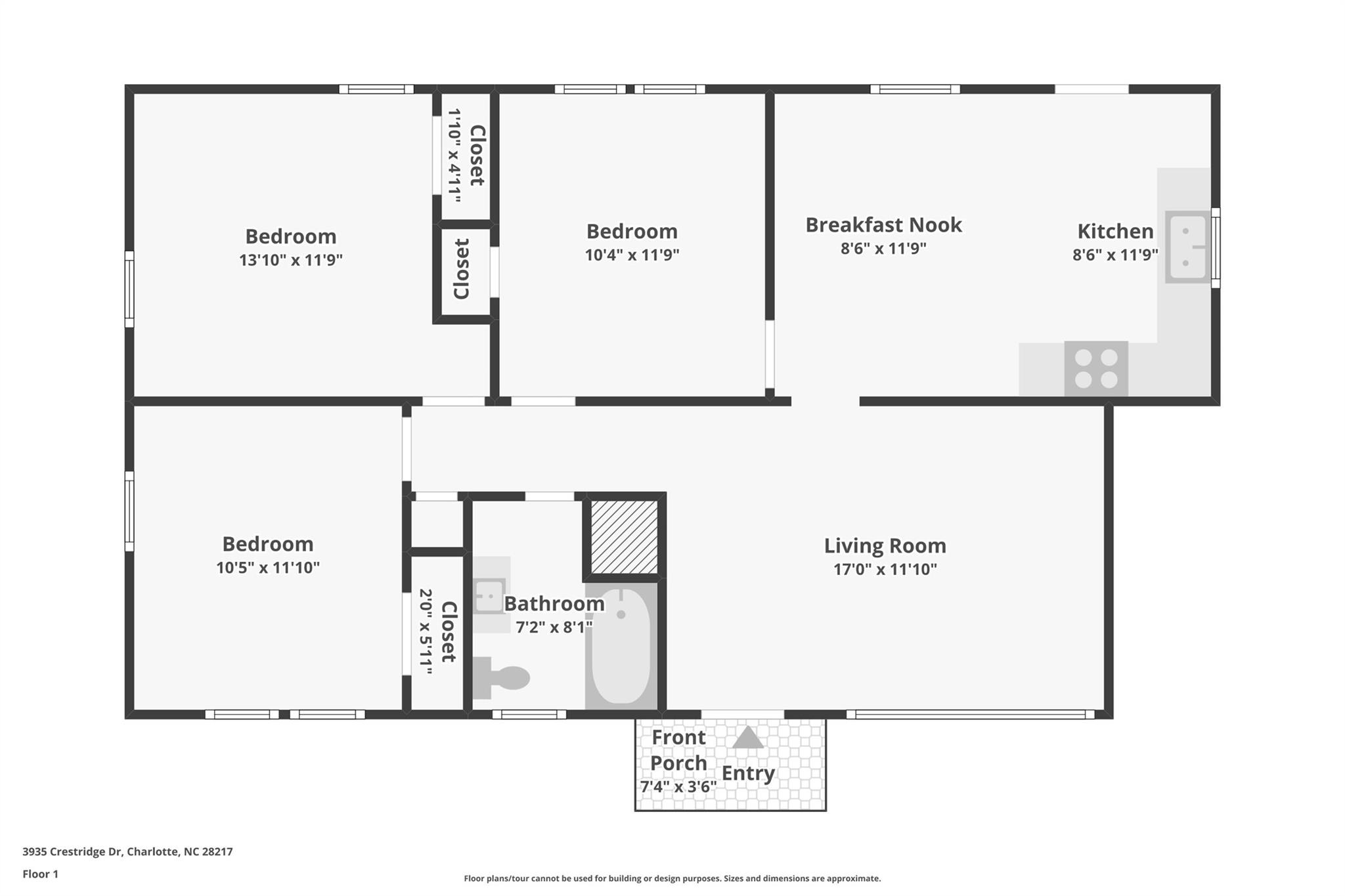 3935 Crestridge Drive Charlotte NC 28217