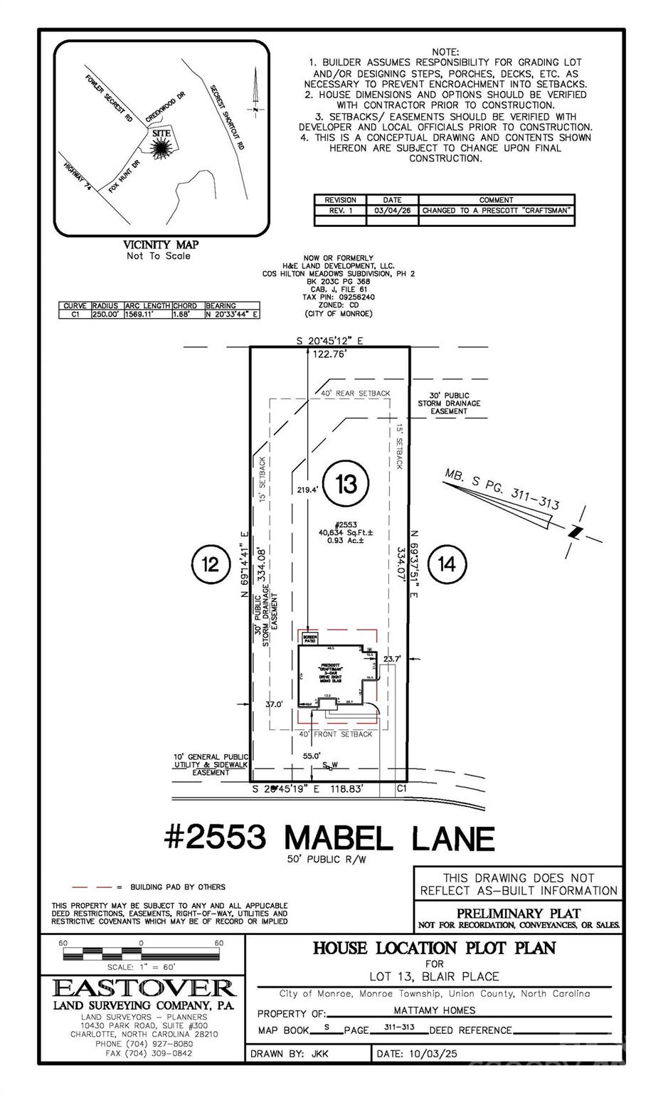 2553 Mabel Lane Monroe NC 28110