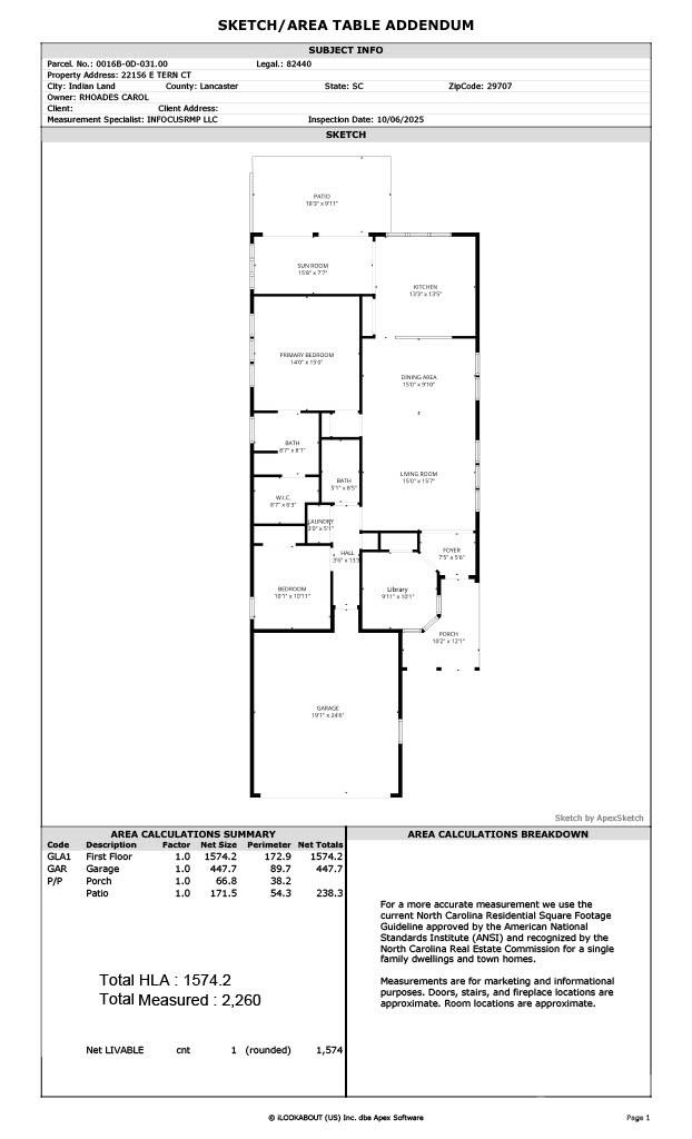 22156 E Tern Court Indian Land SC 29707