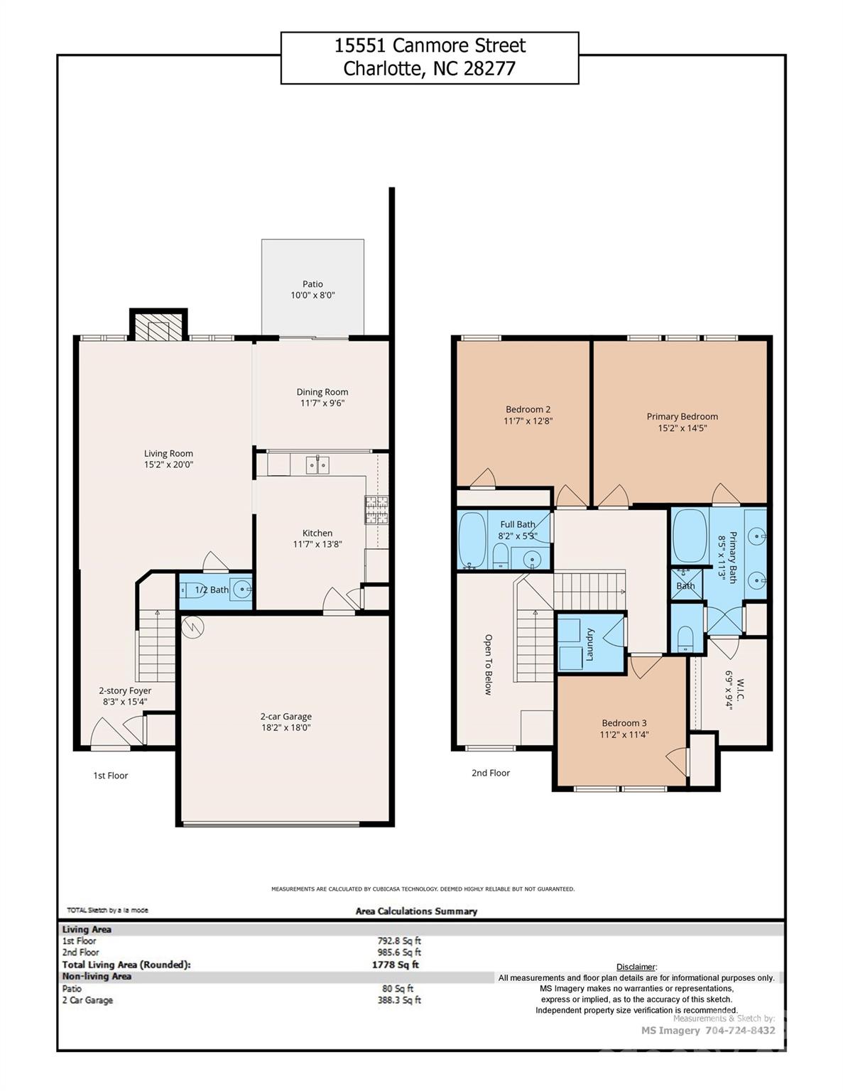 15551 Canmore Street Charlotte NC 28277