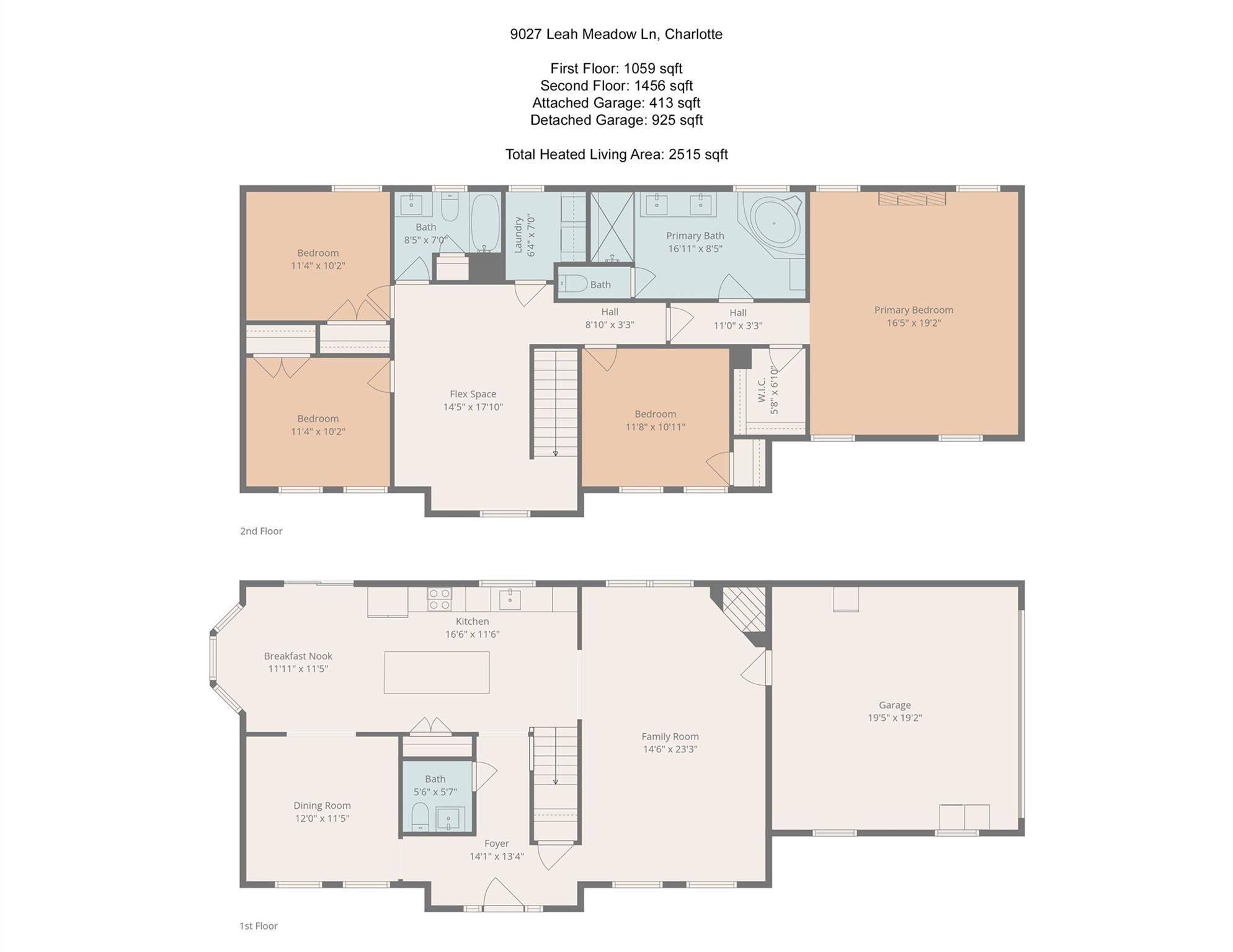 9027 Leah Meadow Lane Charlotte NC 28227