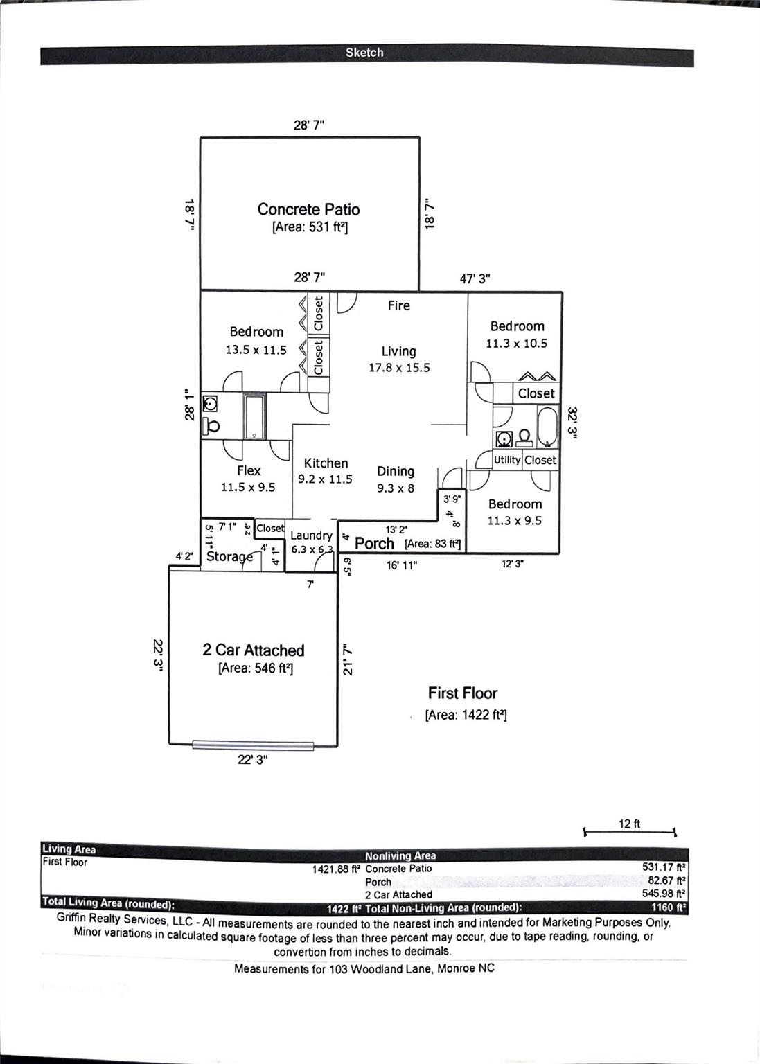 103 Woodland Lane Monroe NC 28112