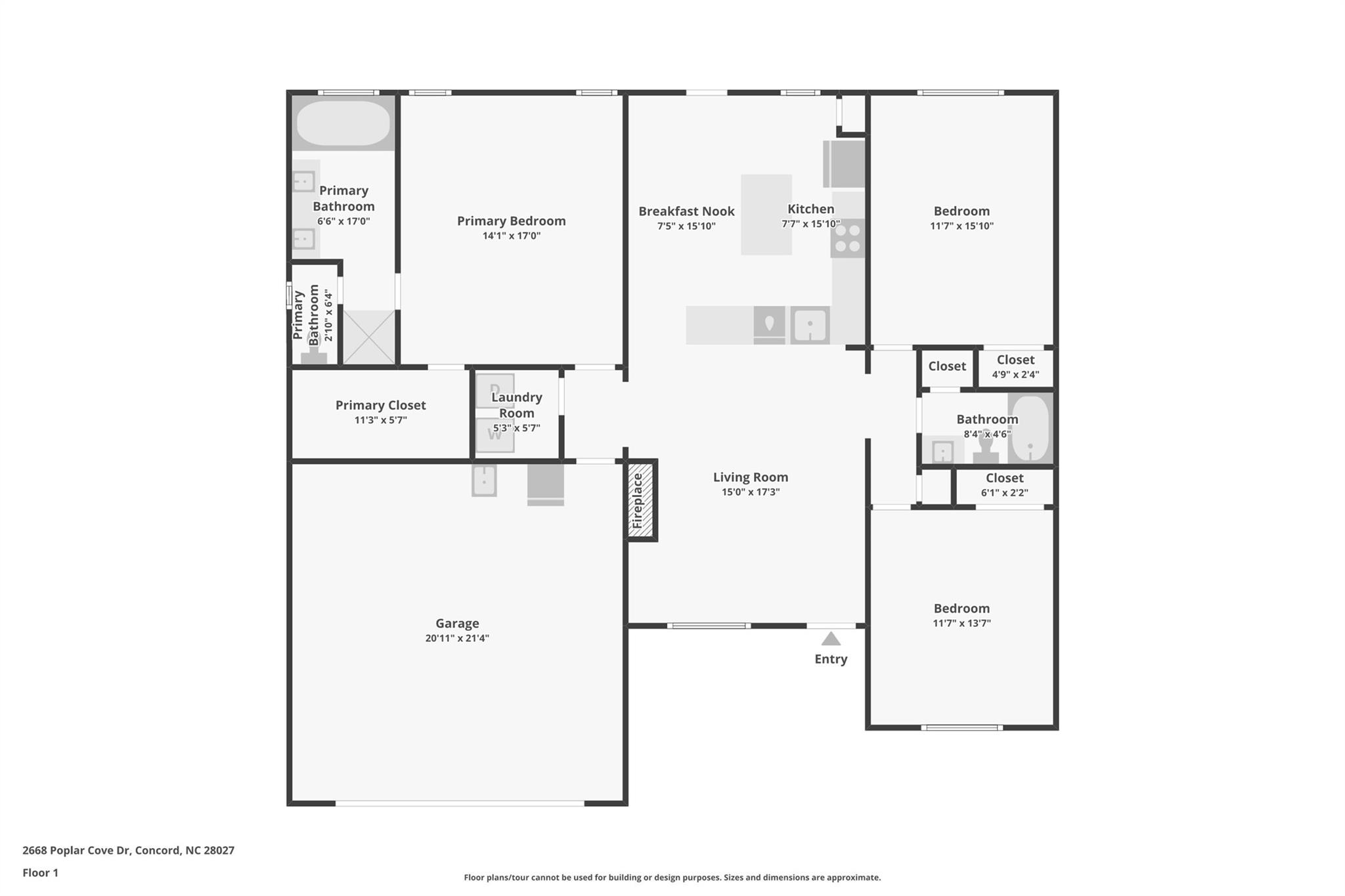 2668 Poplar Cove Drive NW Concord NC 28027