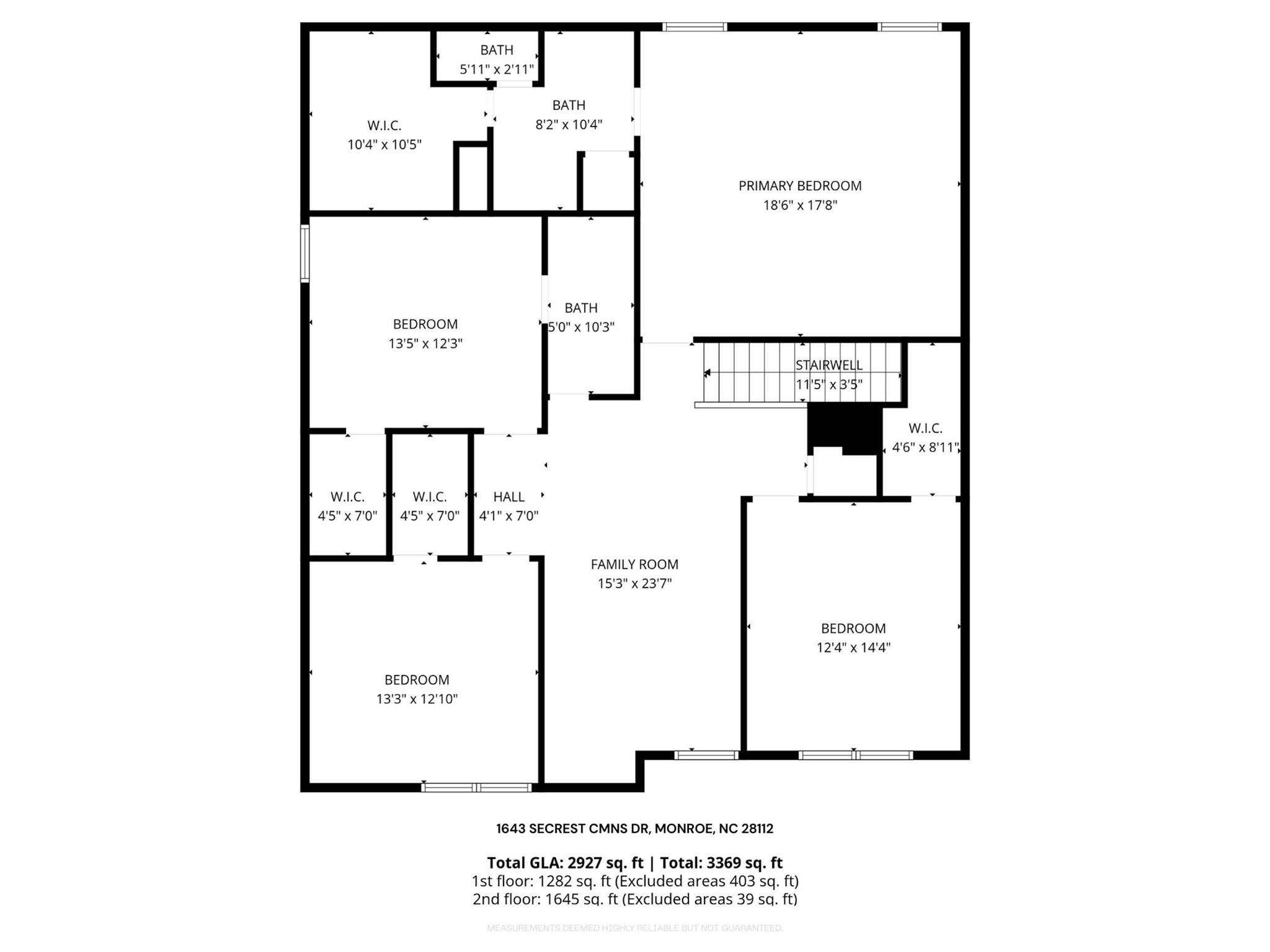 1643 Secrest Commons Drive Monroe NC 28112
