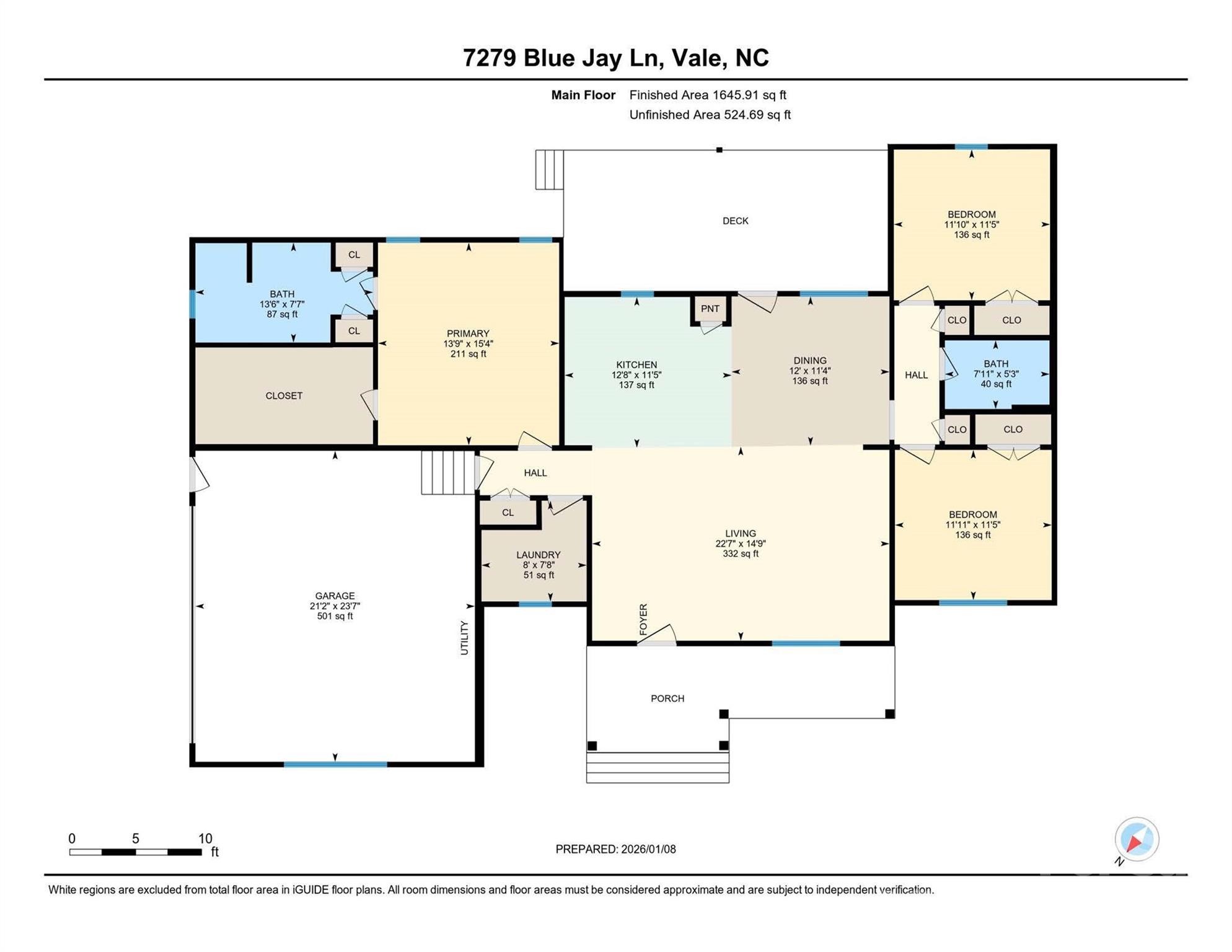 7279 Blue Jay Lane Vale NC 28168