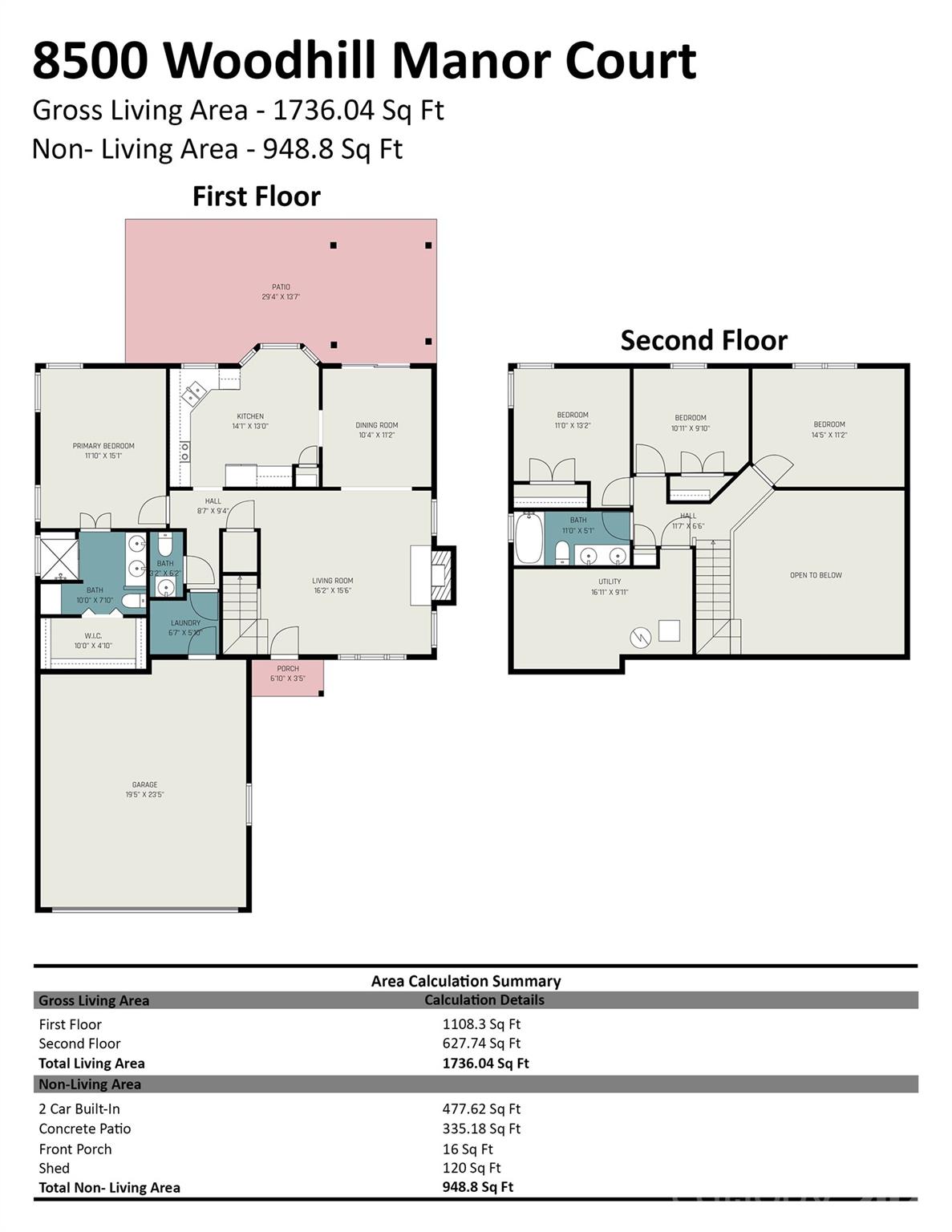 8500 Woodhill Manor Court Charlotte NC 28215