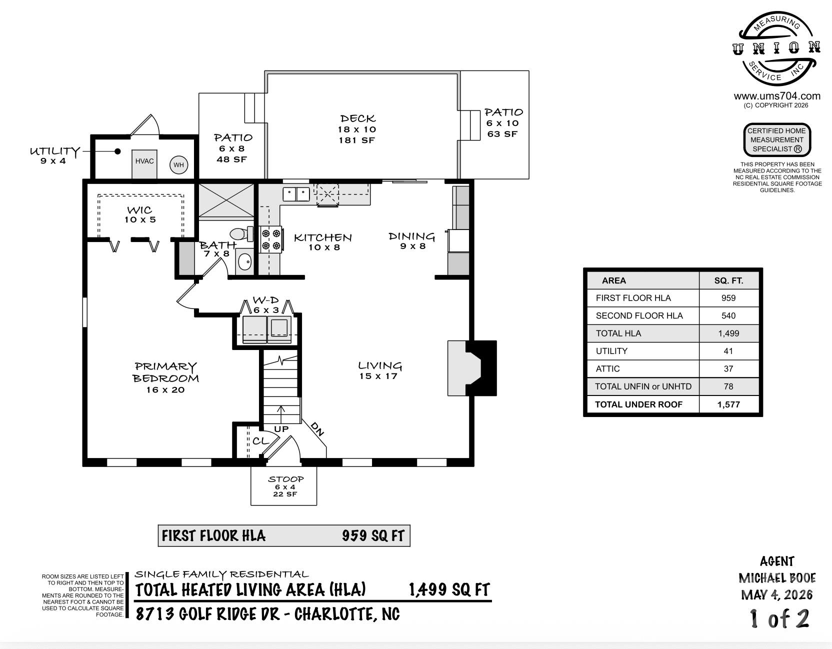 8713 Golf Ridge Drive Charlotte NC 28277