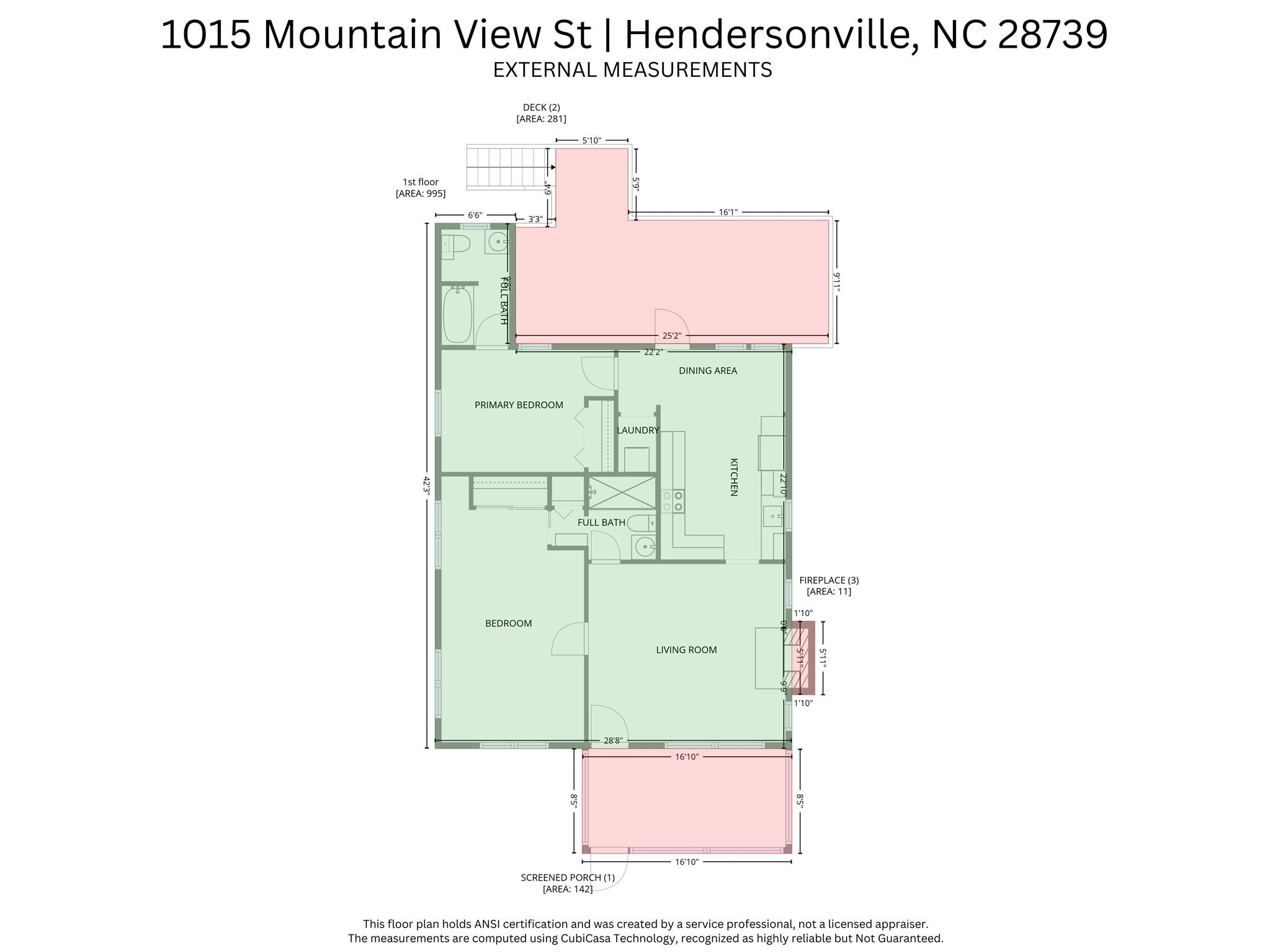 1015 Mountain View Street Hendersonville NC 28739