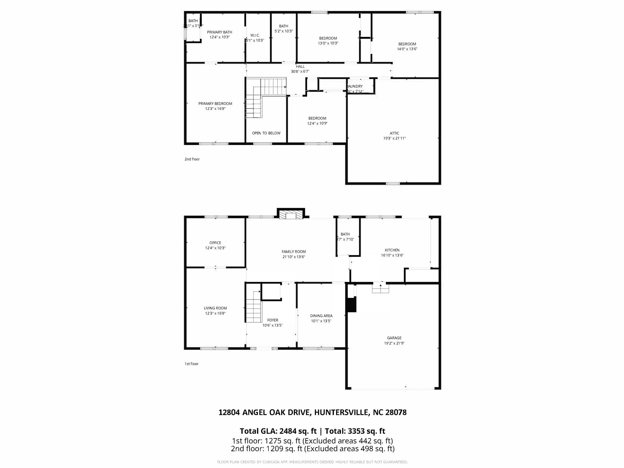 12801 Angel Oak Drive Huntersville NC 28078
