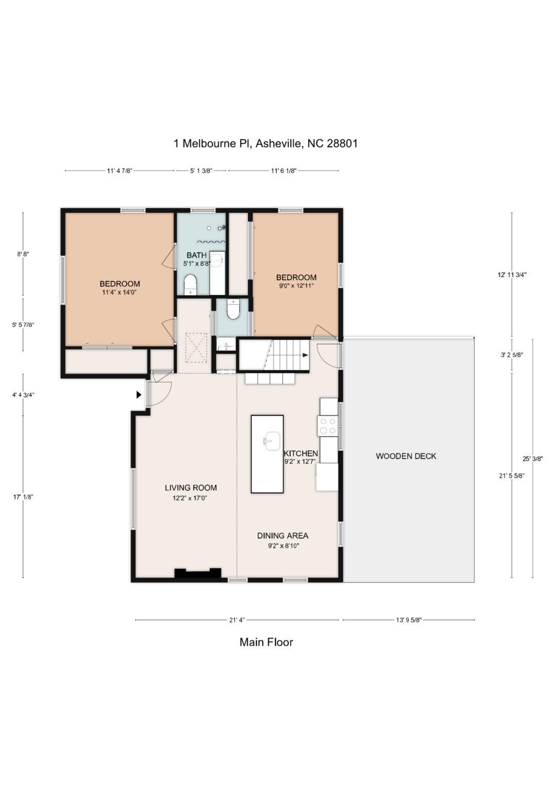 1 Melbourne Place Asheville NC 28801
