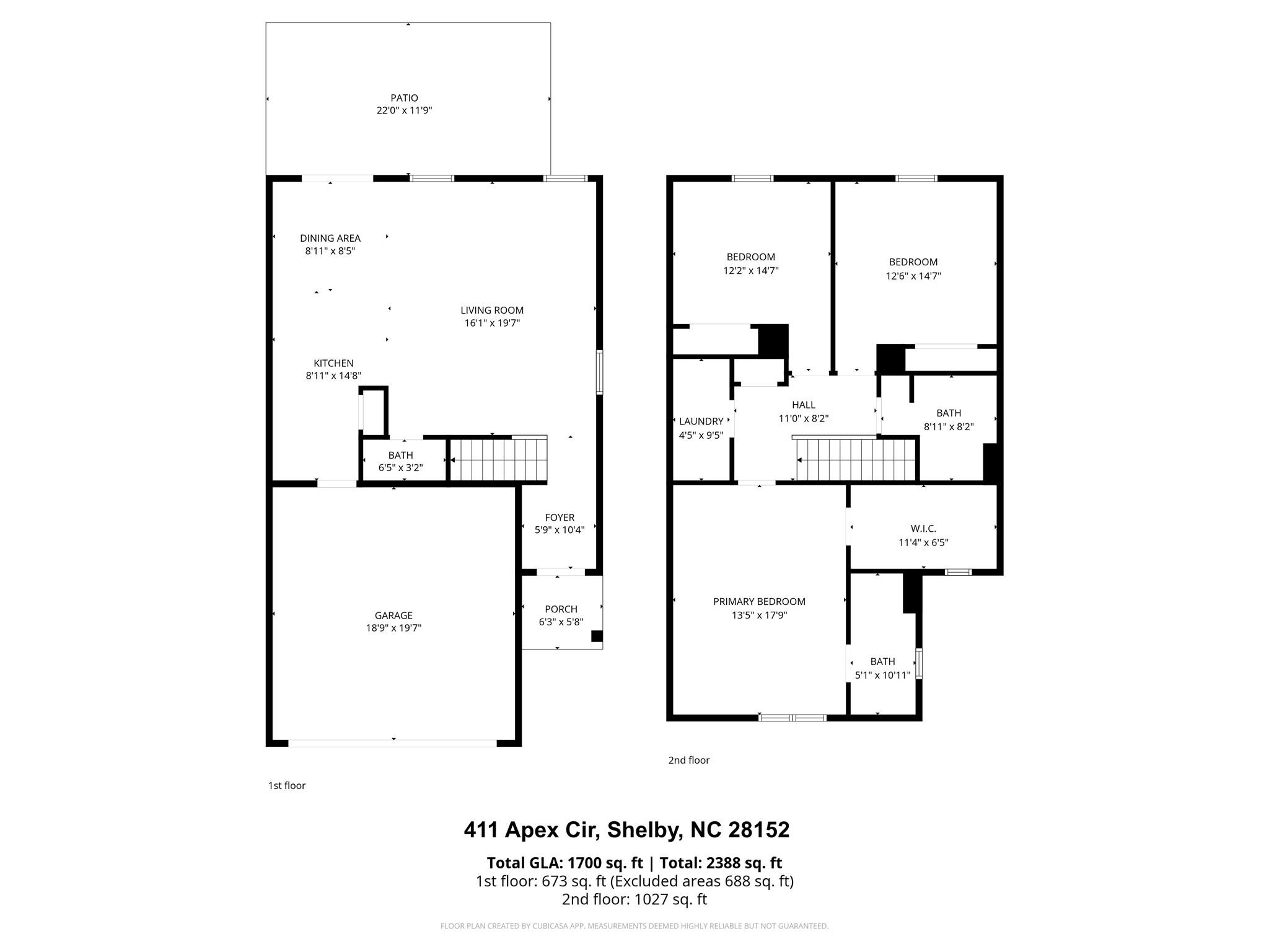 411 Apex Circle Shelby NC 28152