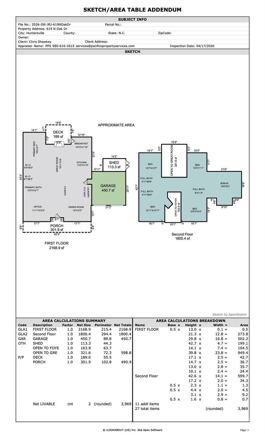 619 N Oak Drive Huntersville NC 28078