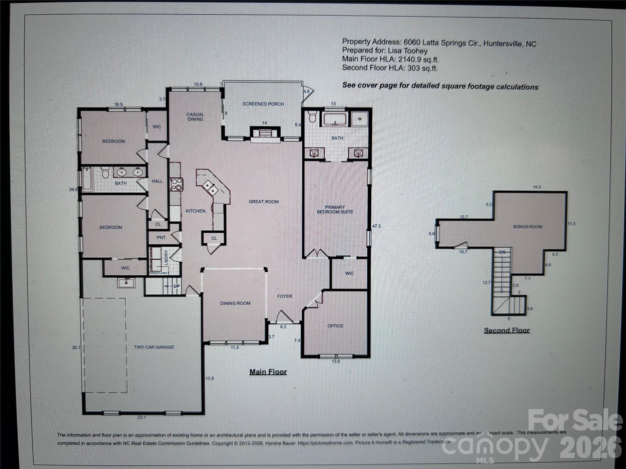 6060 Latta Springs Circle Huntersville NC 28078