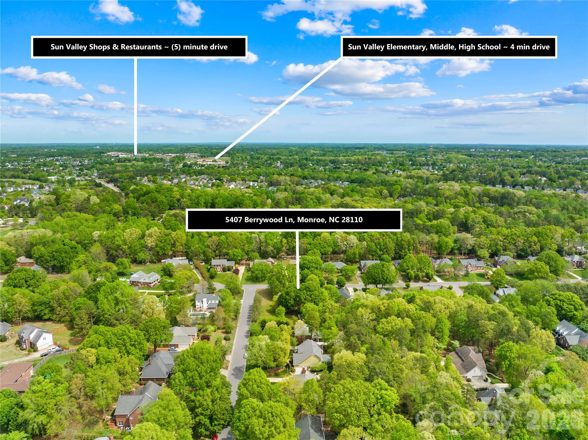 5407 Berrywood Lane Monroe NC 28110