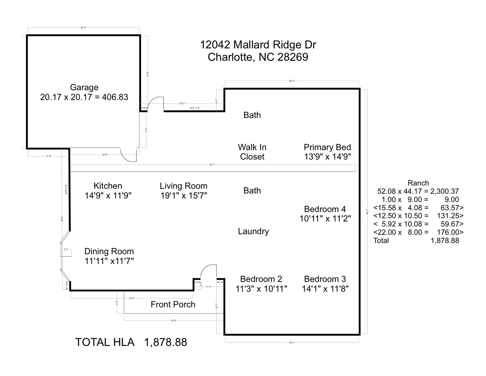 12042 Mallard Ridge Drive Charlotte NC 28269