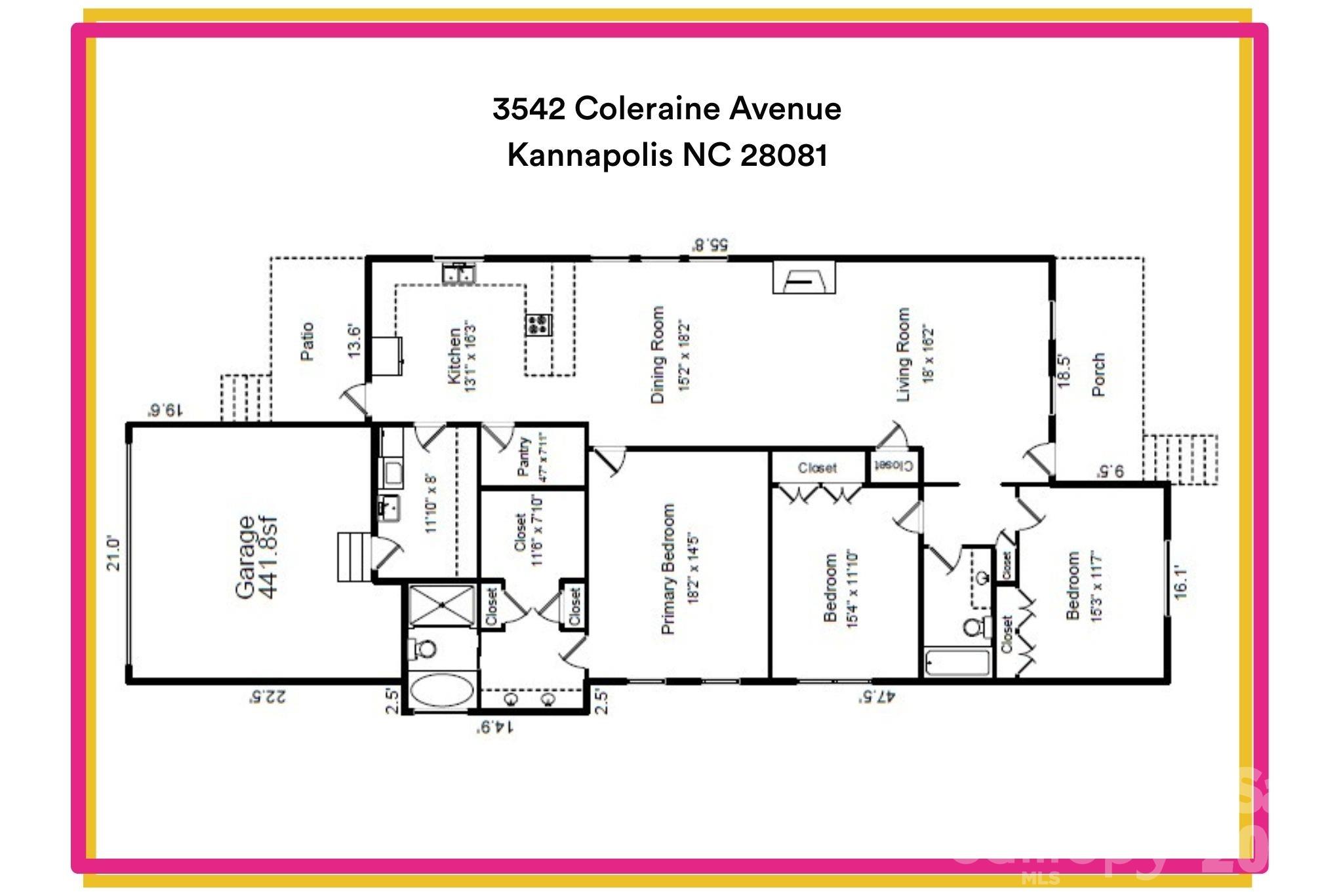 3542 Coleraine Avenue Kannapolis NC 28081