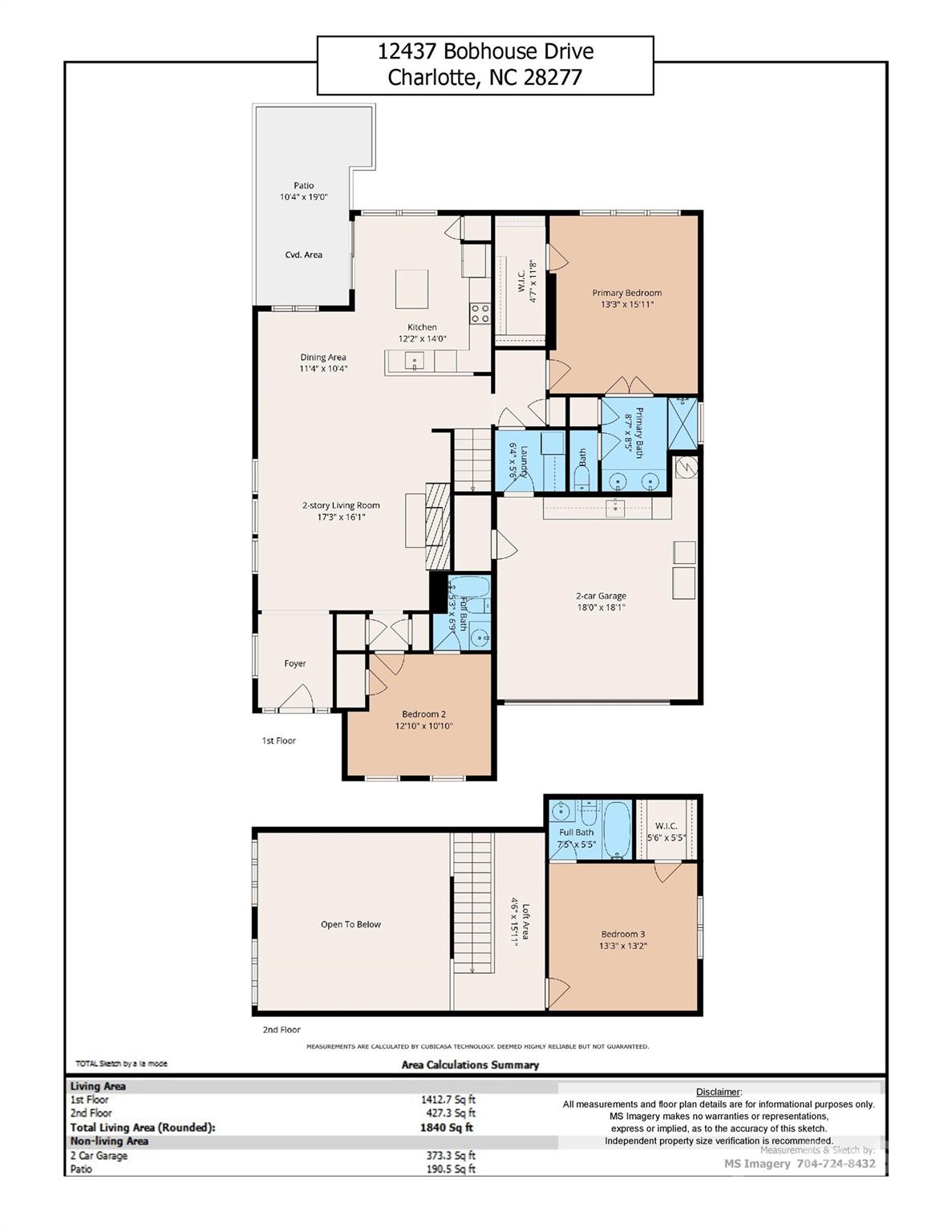 12437 Bobhouse Drive Charlotte NC 28277