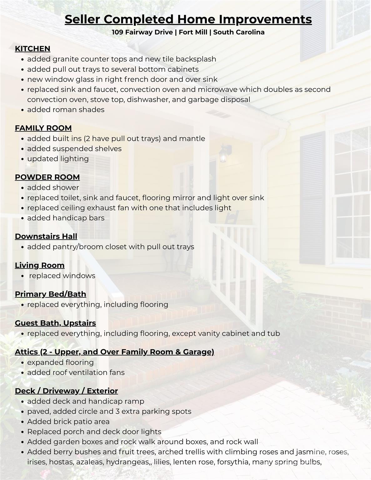 109 Fairway Drive Fort Mill SC 29715