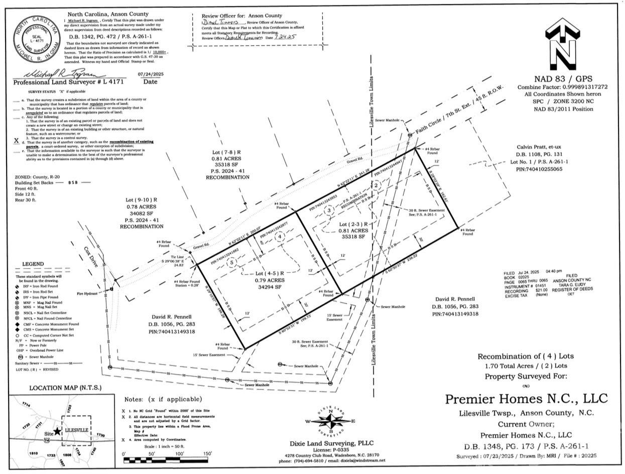 155 Faith Circle Lilesville NC 28091