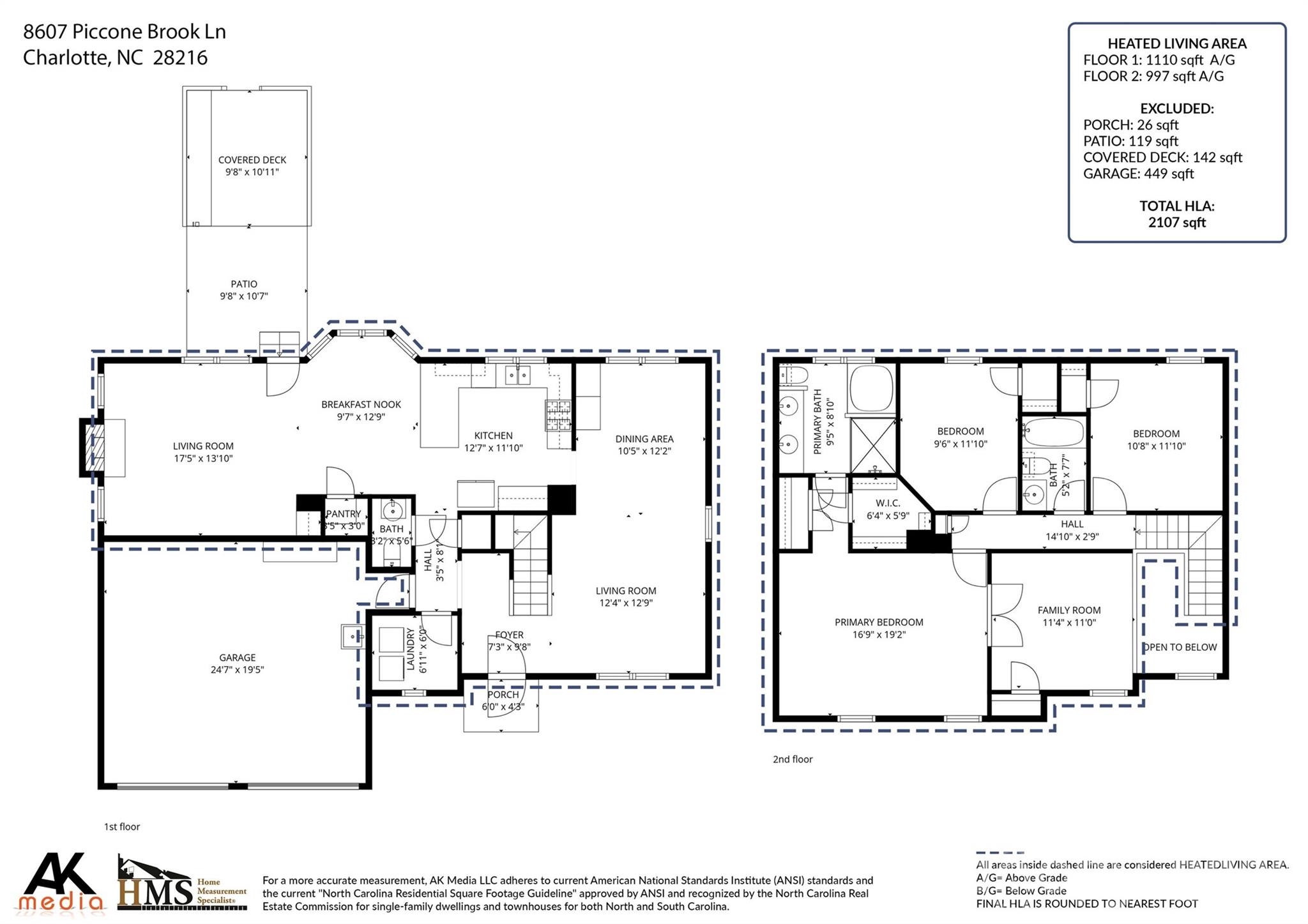 8607 Piccone Brook Lane Charlotte NC 28216