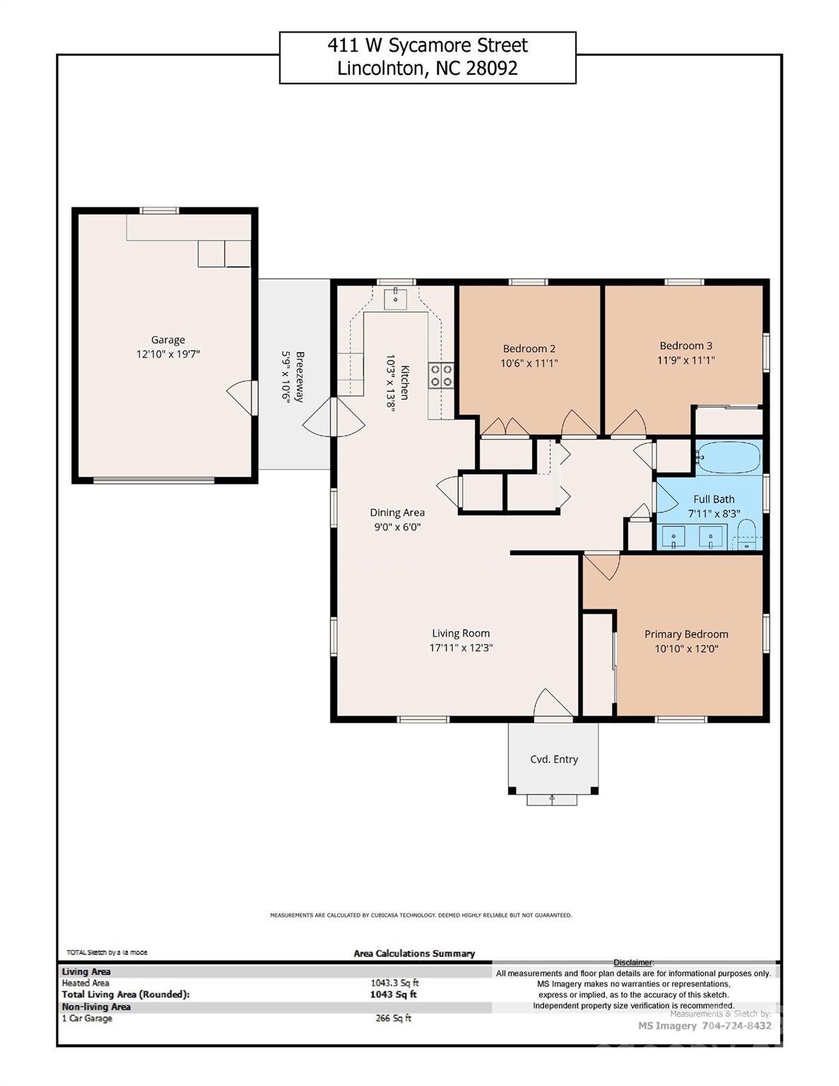411 W Sycamore Street Lincolnton NC 28092