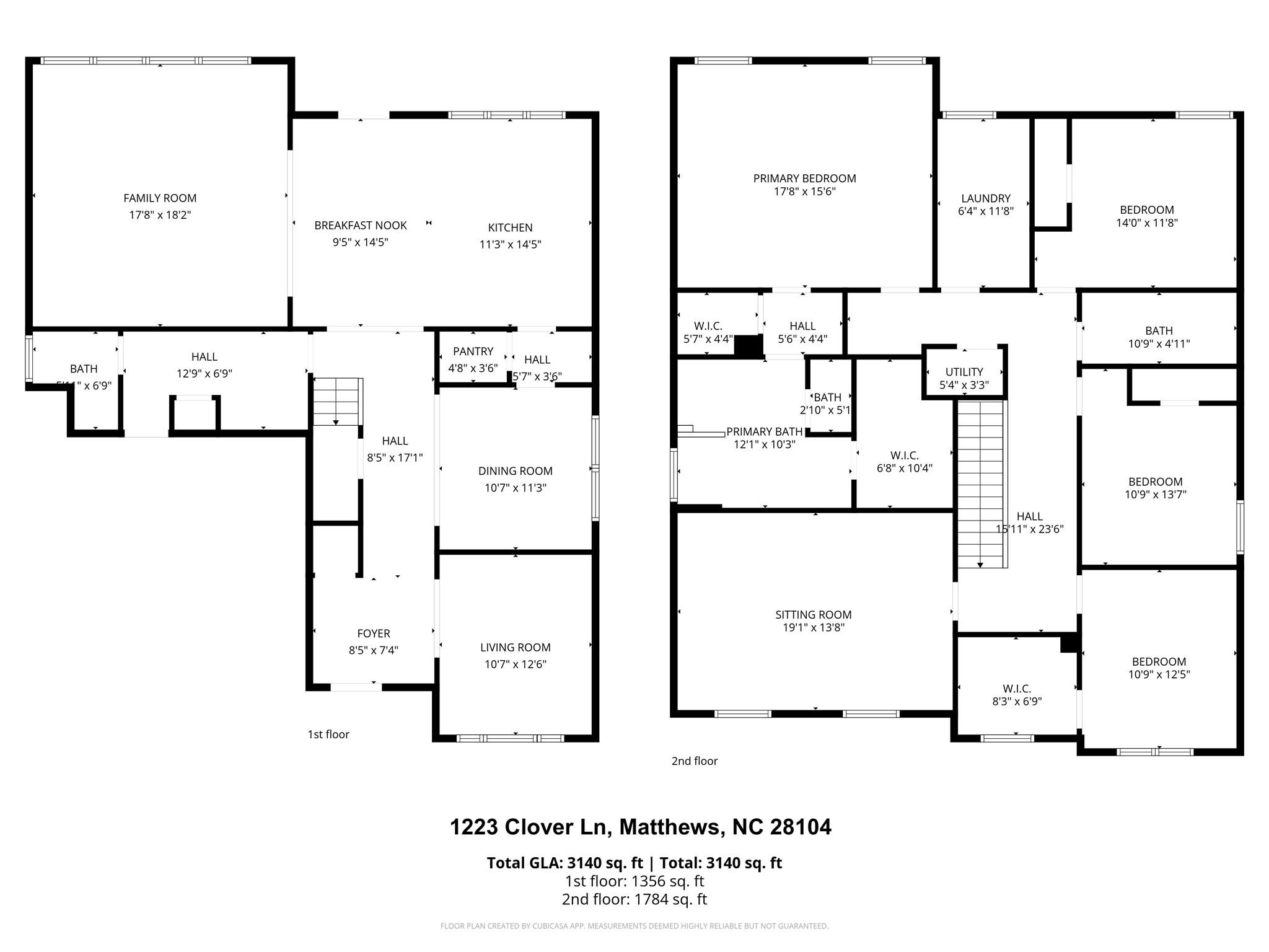 1223 Clover Lane Matthews NC 28104