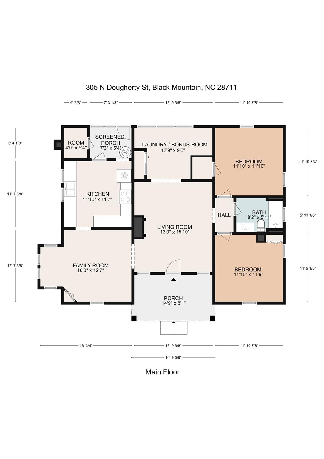 305 And 305 1/2 N Dougherty Street Black Mountain NC 28711