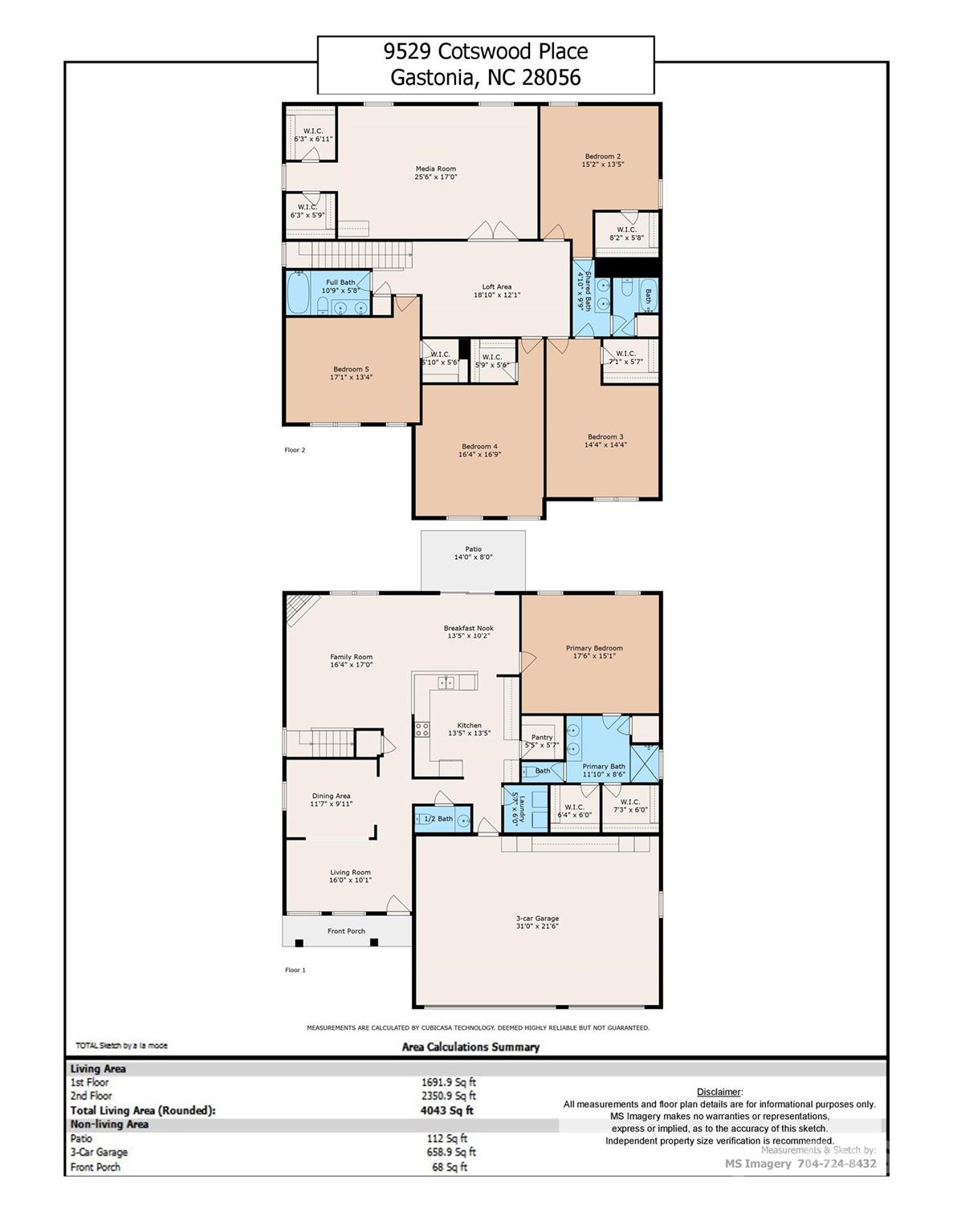 9529 Cotswood Place Gastonia NC 28056