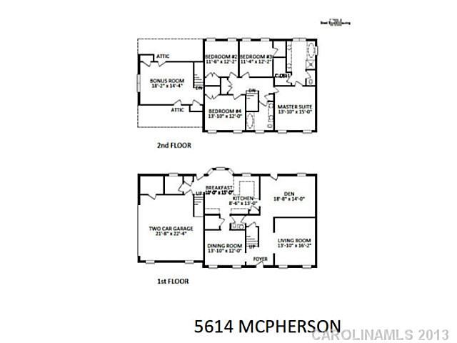 5614 Mcpherson Drive Charlotte NC 28226
