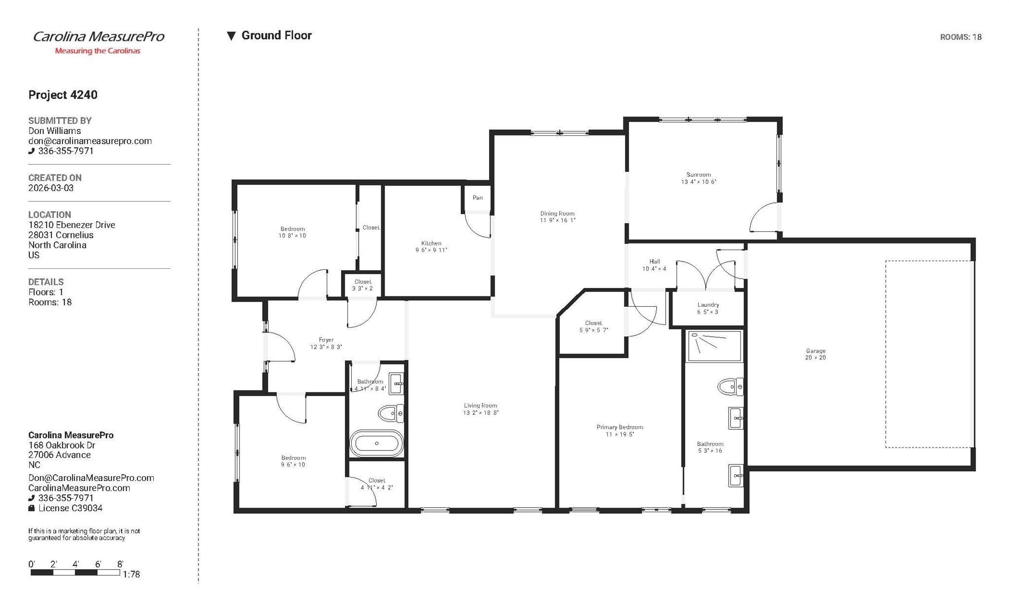 18210 Ebenezer Drive Cornelius NC 28031