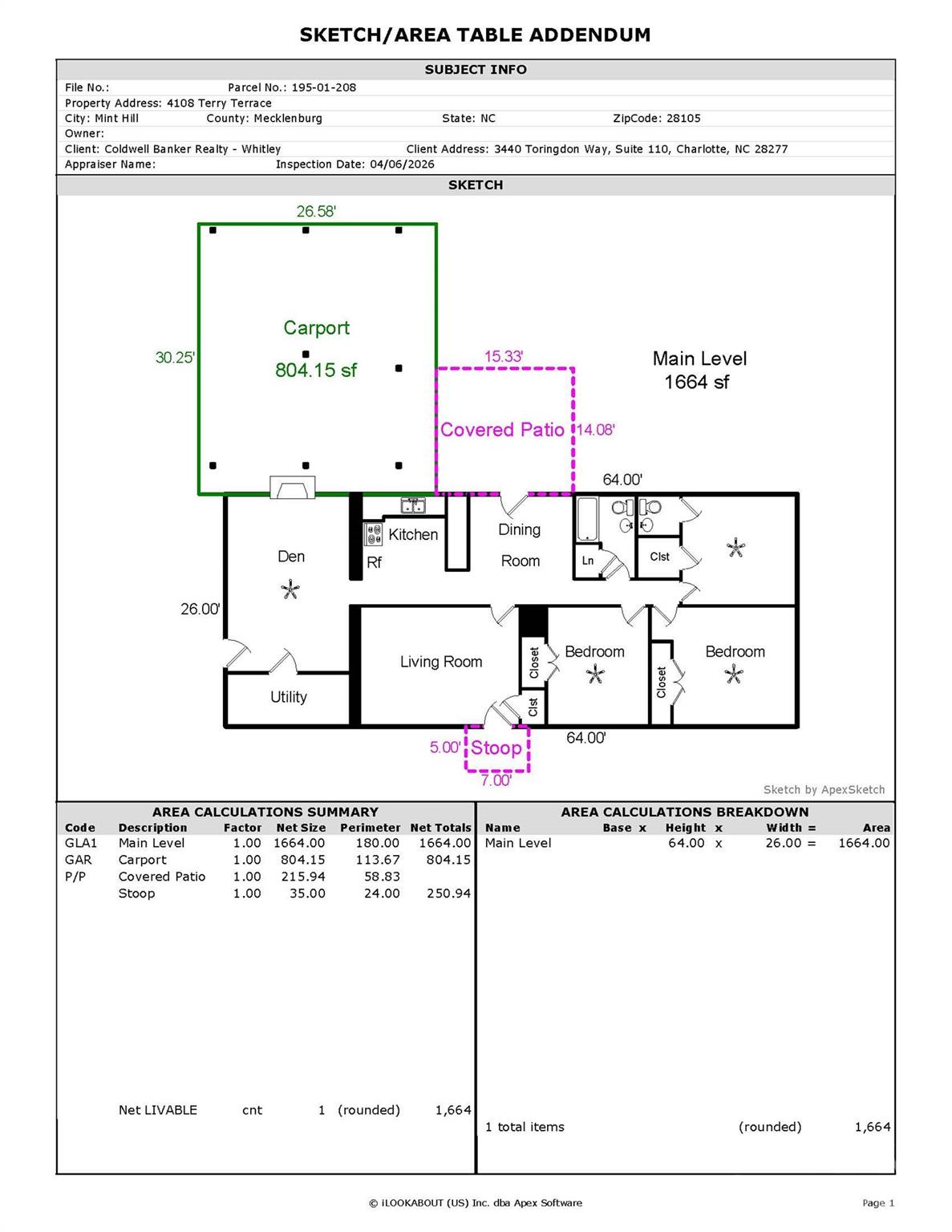 4108 Terry Terrace Matthews NC 28105