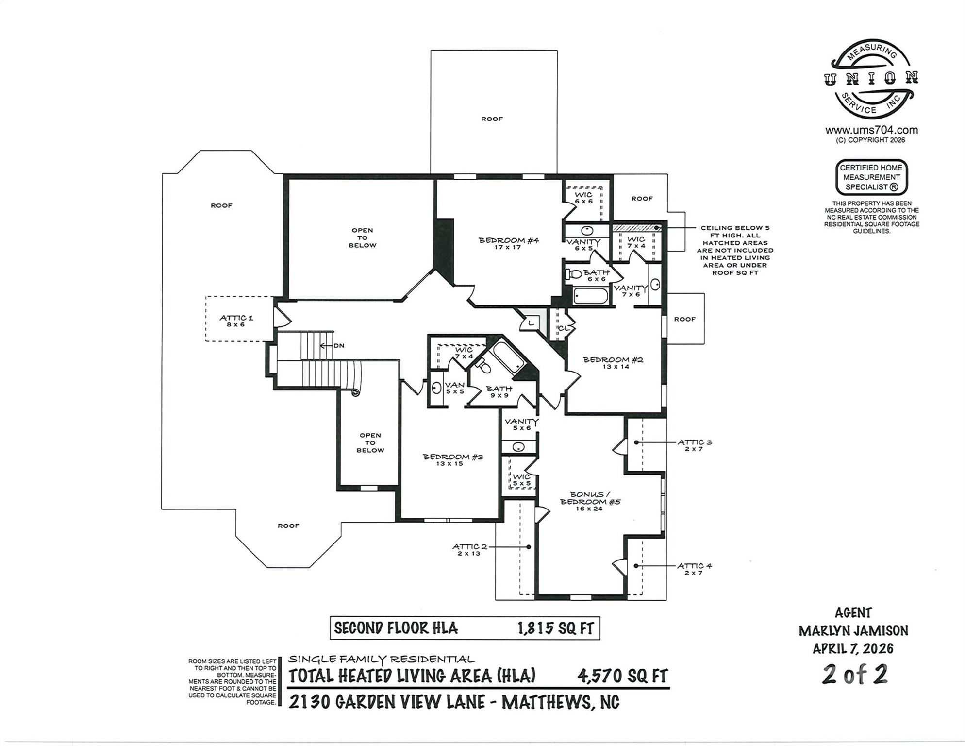 2130 Garden View Lane Matthews NC 28104