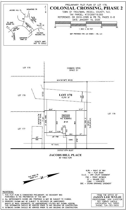 125 Jacobs Hill Place Troutman NC 28166