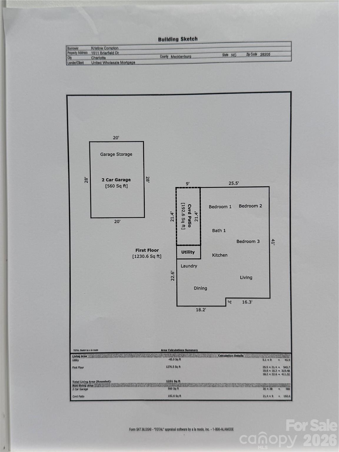 1511 Briarfield Drive Charlotte NC 28205