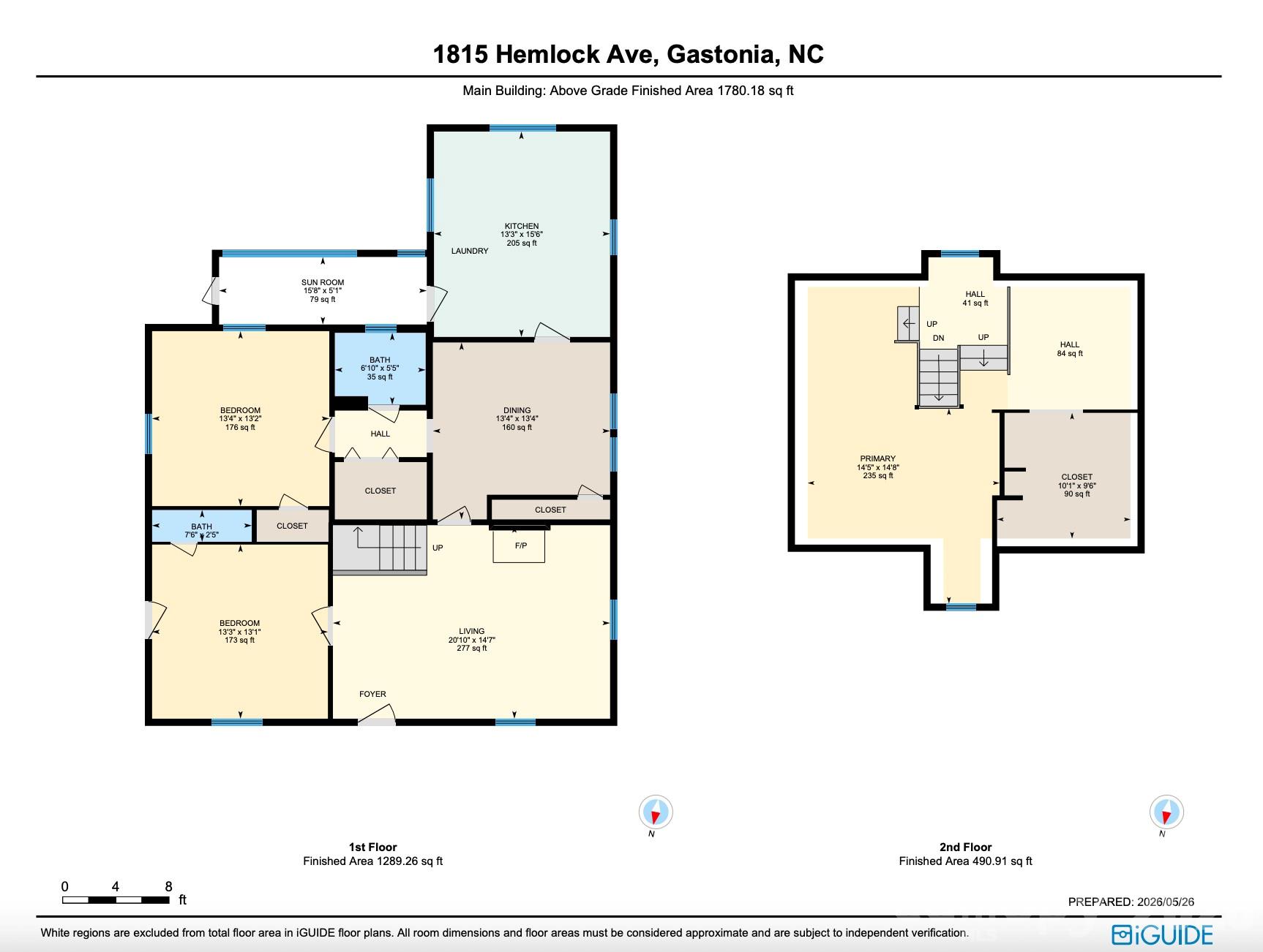 1815 Hemlock Avenue Gastonia NC 28054