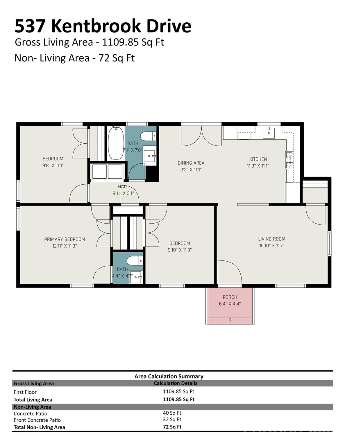 537 Kentbrook Drive Charlotte NC 28213