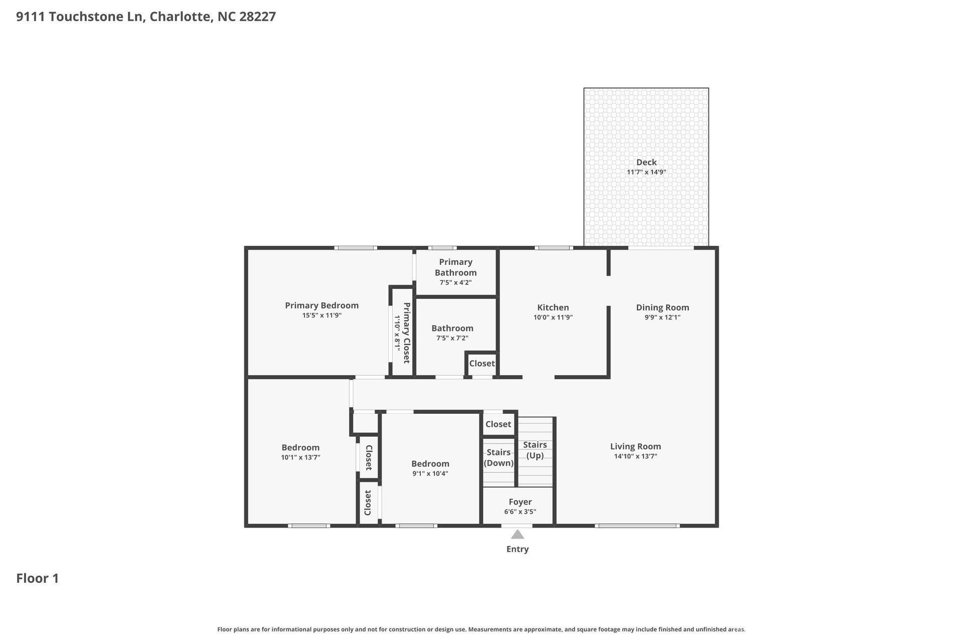 9111 Touchstone Lane Charlotte NC 28227