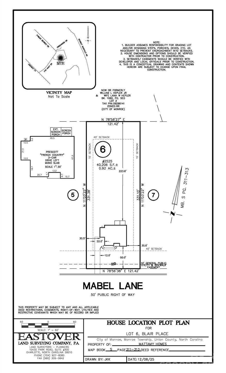 2525 Mabel Lane Monroe NC 28110