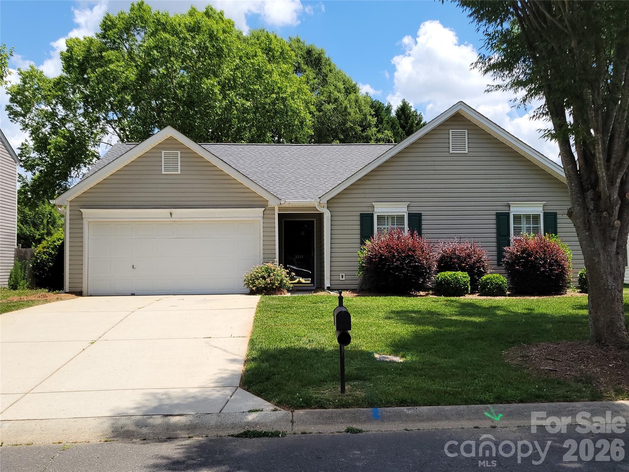 3314 Arbor Pointe Drive Indian Trail NC 28079